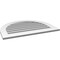 Ekena Millwork Round Top Surface Mount PVC Gable Vent: Functional, w/ 3-1/2"W x 1"P Standard Frame, 34"W x 26"H GVPRT34X2601SF - alternate 5